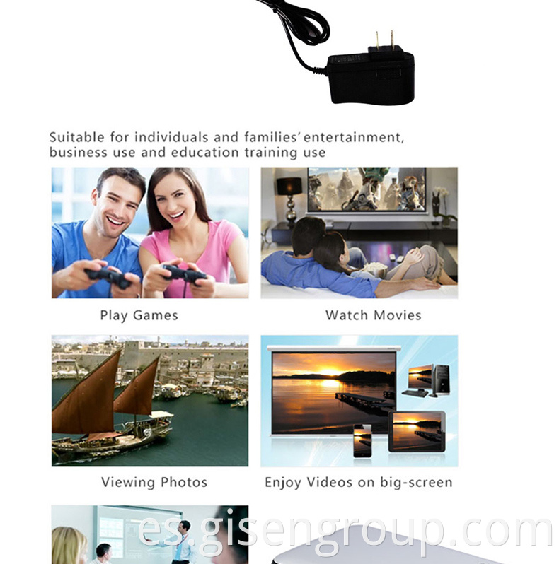 Portable Home Cinema Projector